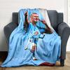 1pc Haaland8 Blanket, Gift, for Men and Women, Soft Blanket, Good for Sofa Bed Couch Travel, Lightweight Flannel Blanket