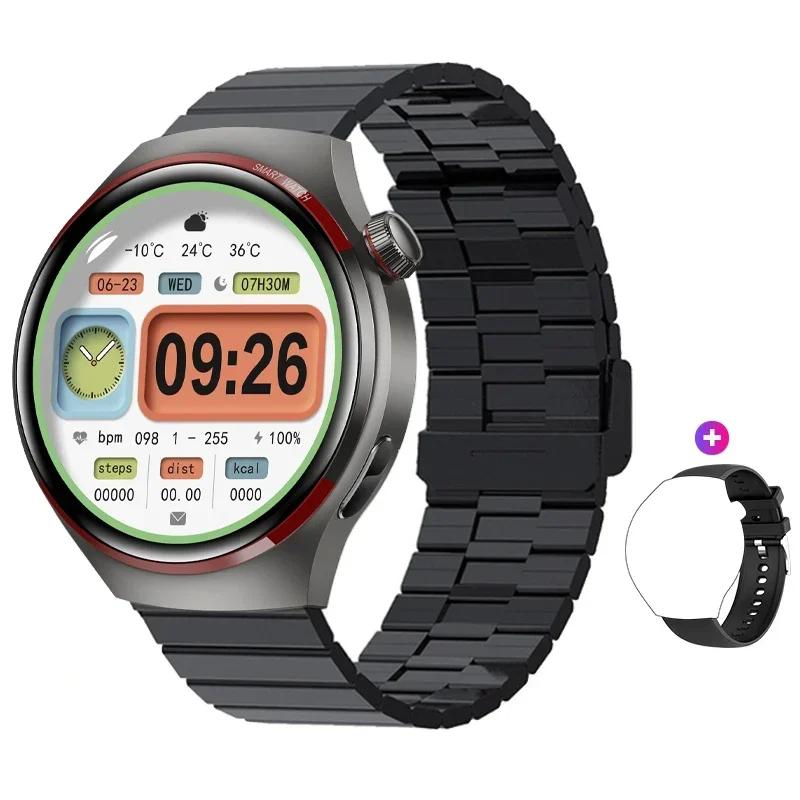 2024 Новые оригинальные часы 4 Pro, мужские деловые часы GT4, GPS, спортивный трекер, AOMLED, HD-экран, NFC, Bluetooth, умные часы с вызовом