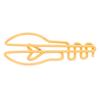 100pcs Yellow/Pink Cute Paper Clips Plastic-coated Metal Metallic Paper Clips  Office Supplies