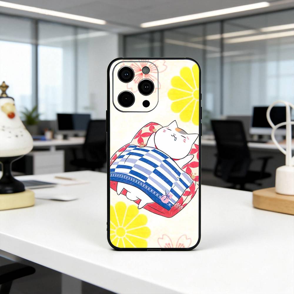 Чехол для телефона Natsume's Book N-Nyanko s-sensei Силиконовый Мягкий Для IPhone 17 16 15 14 13 12 11 X XR Plus Pro Max Plus