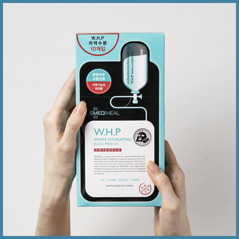 Mediheal WHP Whitening Moisture Black Mask EX 25 мл*10 листов