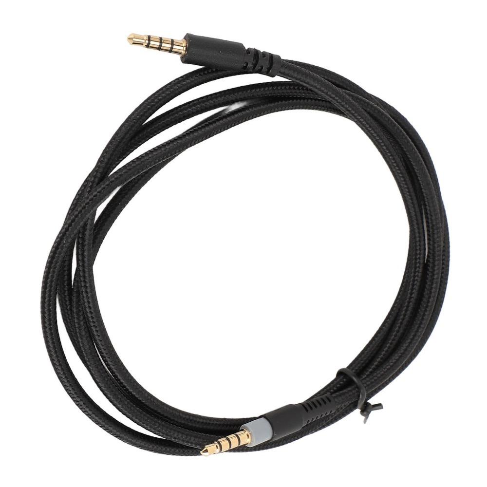 Gold Plated Plug Braided Headphone Cable for Cloud Alpha Cloud Mix Cloud Headset Sound Cable