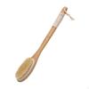 Back Brush Shower Scrubber Lightweight Deep Cleaning Soft Bristles Long Wood Handle for Gift