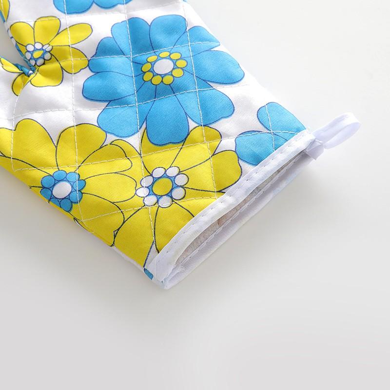 Heat Resistant Oven Gloves Kids Baking Safety Non-Slip Microwave Cooking Mitts Anti-Scald Kitchen Protection