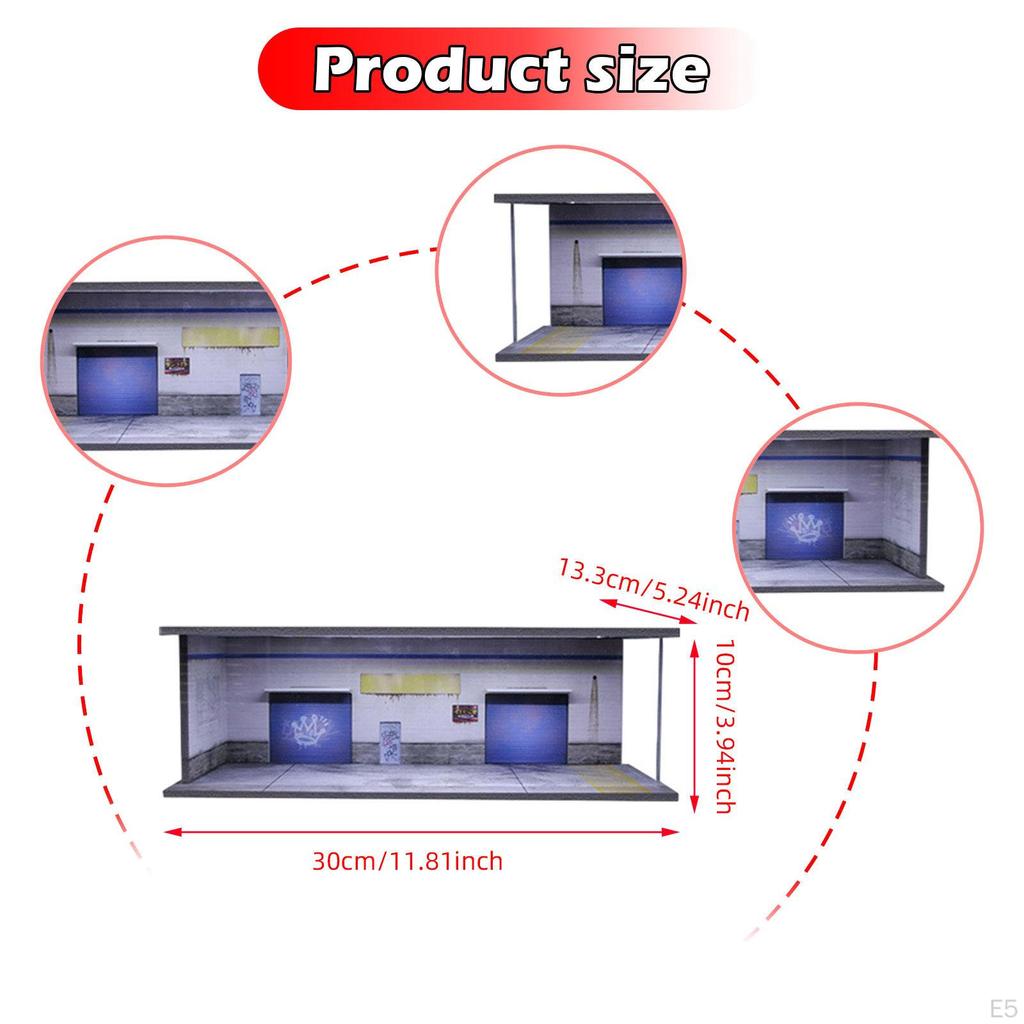 1/64 Diecast Model Car Display Case Vehicle Stand for Sports Decorative Acrylic