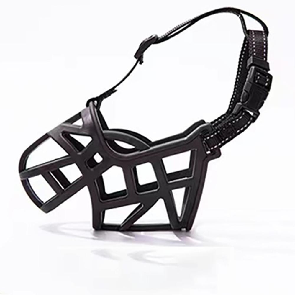Anti Barking Dog Muzzle For Small Large Dogs Adjustable Mesh Breathable Pet Mouth Muzzles For Dogs Nylon Straps Large Dog Muzzle