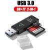 2-в-1 USB 3.0 Картридер Портативный Micro SD Картридер USB 3.0 Адаптер Высокоскоростной SD/TF Карты Памяти Для ПК Ноутбуков Аксессуары
