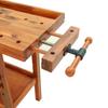 Workbench with Drawers and Vises 162x62x83 cm Acacia Wood