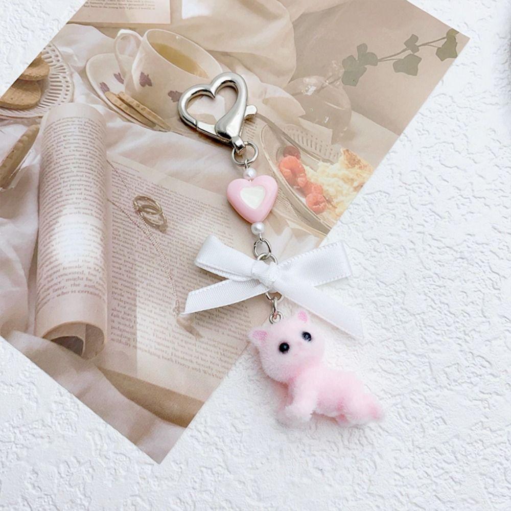 Флокирование Флокирование Кошка Телефон Шнурки Анти Потерянный Кошка Сотовый Телефон Подарок Ювелирные Изделия