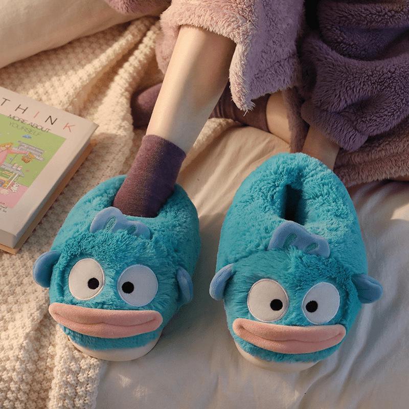 Уютные пушистые хлопковые тапочки: Нескользящий, теплый бархат, для пар - идеально подходит для осени/зимы