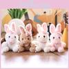 Plush Rabbit Pendant Keychain Animal Toys Doll Keyring Cartoon Pendants Bag