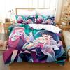 In Another World with My Smartphone Printed Bed Set Duvet Cover Pillowcase Bedding Set Linen Sheet Quilt Cover Full Queen Size