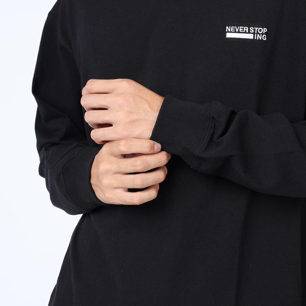 Футболка North с длинным рукавом Neverstop ING унисекс с защитой от ультрафиолета, черная, M [The Face]