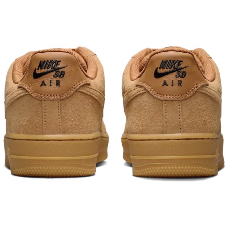 Nike SB Air Force 1 Low Flax Мужские Кроссовки Коричневый Черный-Каучук-Светло-Коричневый-Пихта HM8517-200