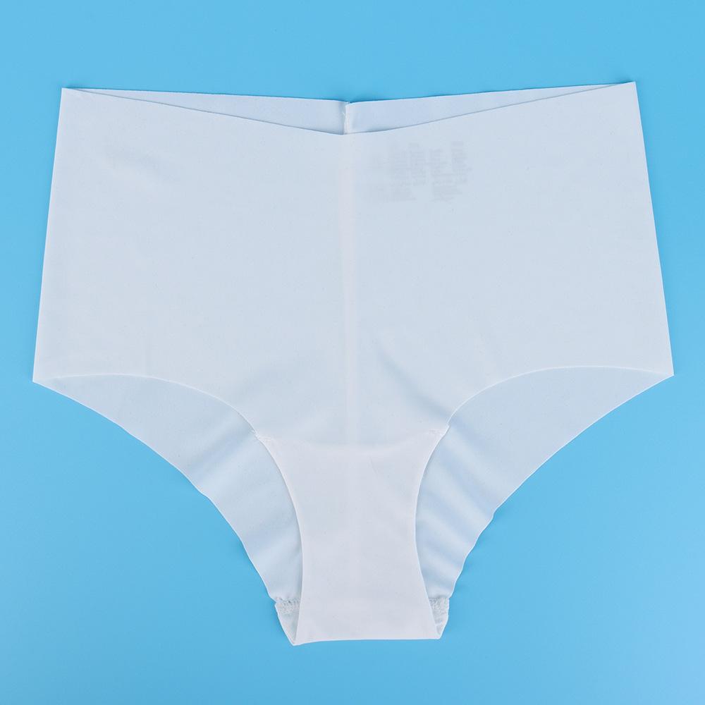 Сшитое женское нижнее белье бесшовное голый лед шелк дышащие трусы низкая талия сексуальные стринги