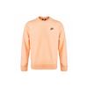 Nike Sportswear Alphabet Logo Crew Neck Long Sleeve Sweatshirt Men Tops Apricot Pink DA0684-800