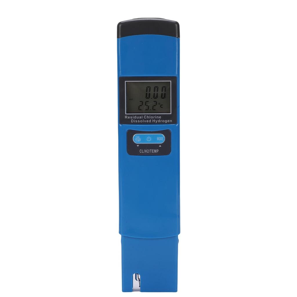 Aquarium Water Meter 3 in 1 Design Digital Backlit Display Hydrogen Temp Water Tester for Pond Fish  