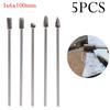3mm Shank Diameter Milling Cutters Rotary Tools Set Solid Carbide Burrs