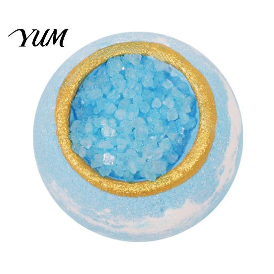 Bathing Accessories 100G Handmade Sea Salt Bath Bombs, Natural Plants Extract Essential Oils Fizzies Ball Ball, Dry Skin Moisturizing Shower for Women