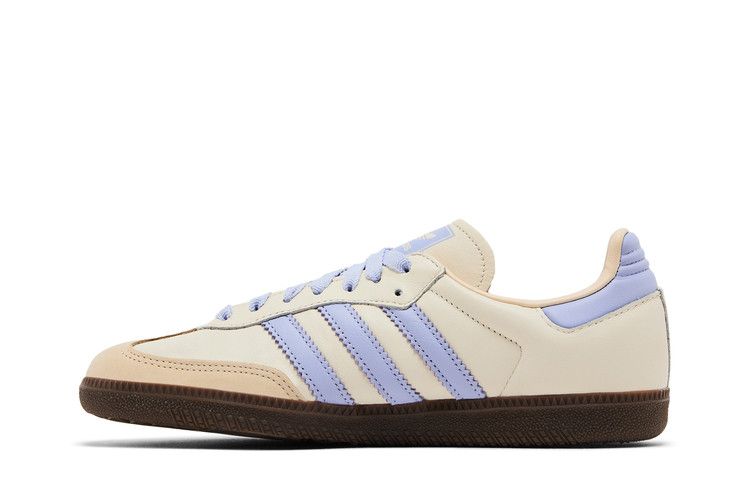 adidas Samba OG Кремово-белый Фиолетовый (Женский)