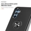 For Samsung Galaxy S25 Case PC+TPU Phone Cover with Rotatable Ring Holder