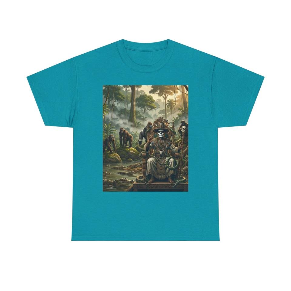 Jungle Expedition Scene T-Shirt | Vintage Tropical Illustration 6