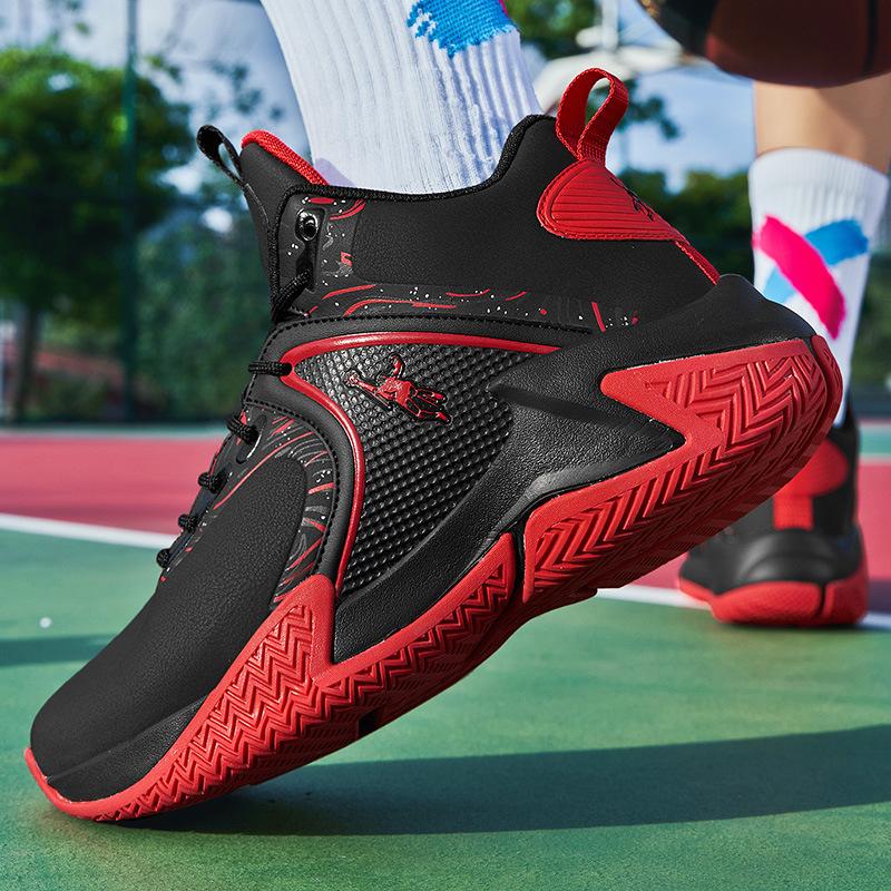 2024 Mesh Breathable Men's Sports Shoes Thick Sole Anti Slip Comfortable Men's Casual Shoes Basketball Shoes