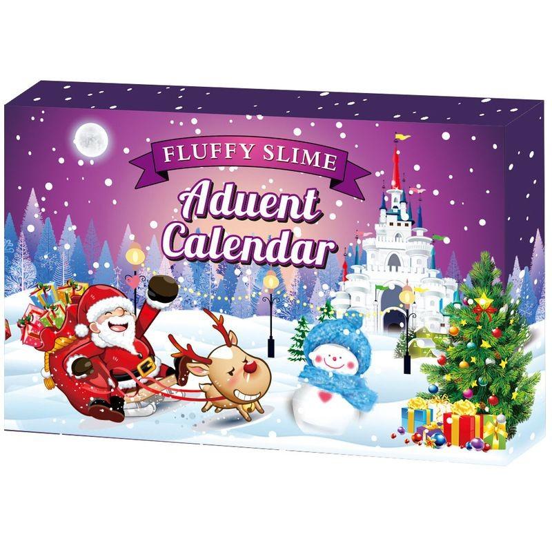 Fluffy Slime Advent Calendar For 24 Days Of Christmas Joy And Surprises**
