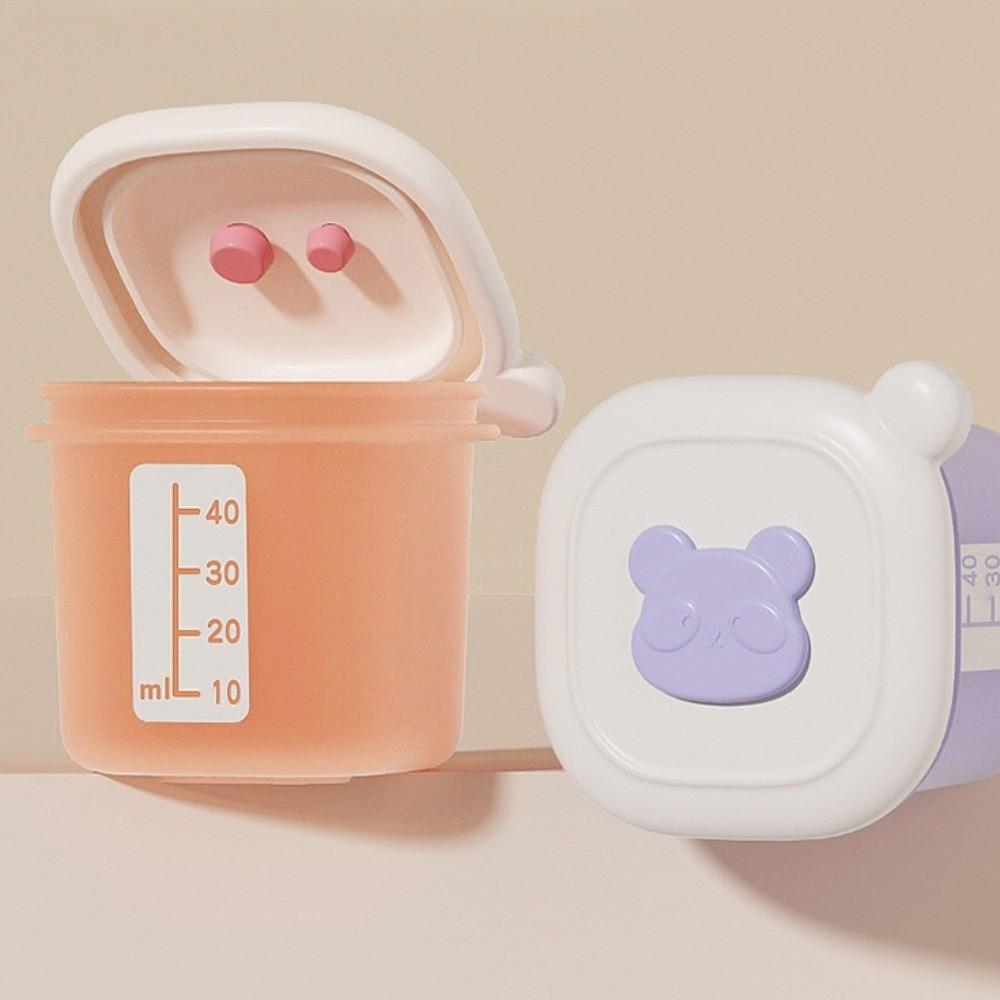 8-Grid Soup Ice Grid with Scales with Lid Food Meal Molds Freezer Ice Cube Molds Baby Food Storage