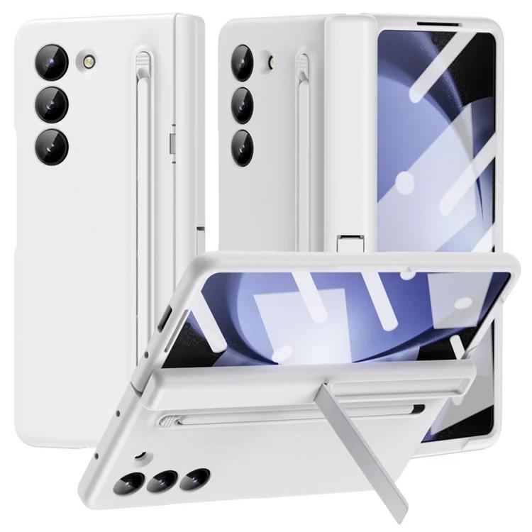 Для Samsung Galaxy Z Fold5 5G Full Guard Case Жесткий чехол для телефона с подставкой для ПК со стеклянной пленкой и стилусом