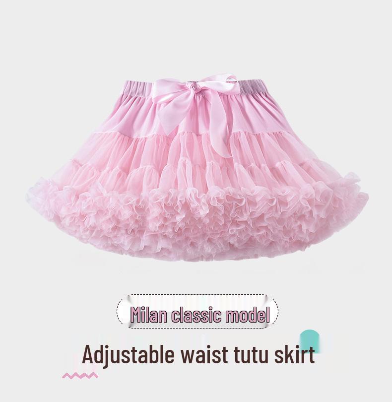 Синяя юбка-пачка принцессы: Платье из сетчатой пряжи для девочек на весну/лето