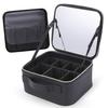 LEAKOKUA Makeup Box with Large Capacity Makeup Cosmetic Makeup Professional Storage Small Organizer [Taller Mirror] Pouch, Box, Pouch, Case, Portable,