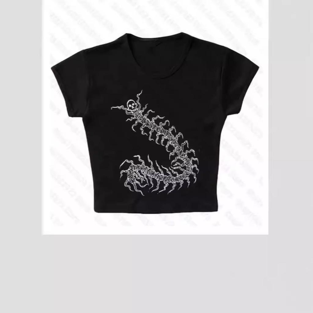 Винтажная футболка Y2K Retro Spicy Girl Harajuku Cannibal Corpse японская