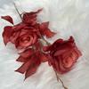 Lifelike Rose Floral Arrangement For Wedding Decoration And Photography Styling