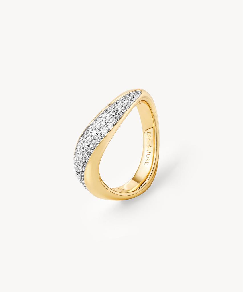Lola Rose Vyne Zirconia Silver Women'S Ring