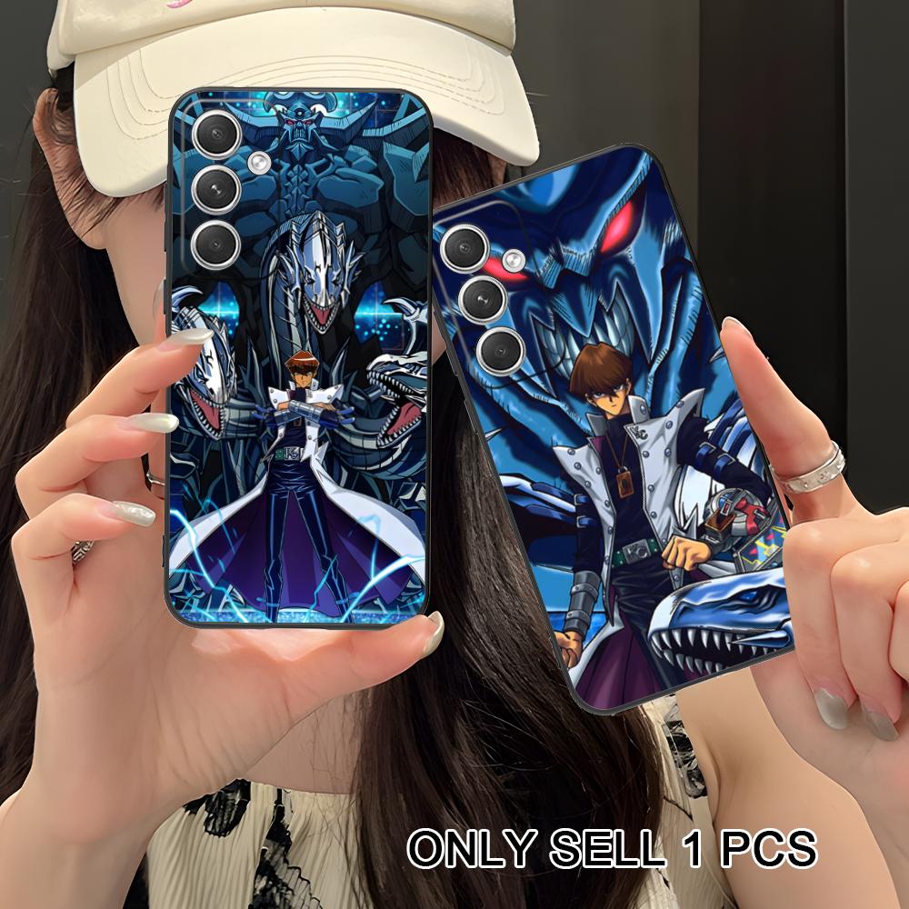 Yugioh Seto Kaiba Phone Case for Samsung Galaxy S26 S25 S24 S23 S22 S21 S20 Note20 Plus FE Ultra Soft TPU Shockproof Cover