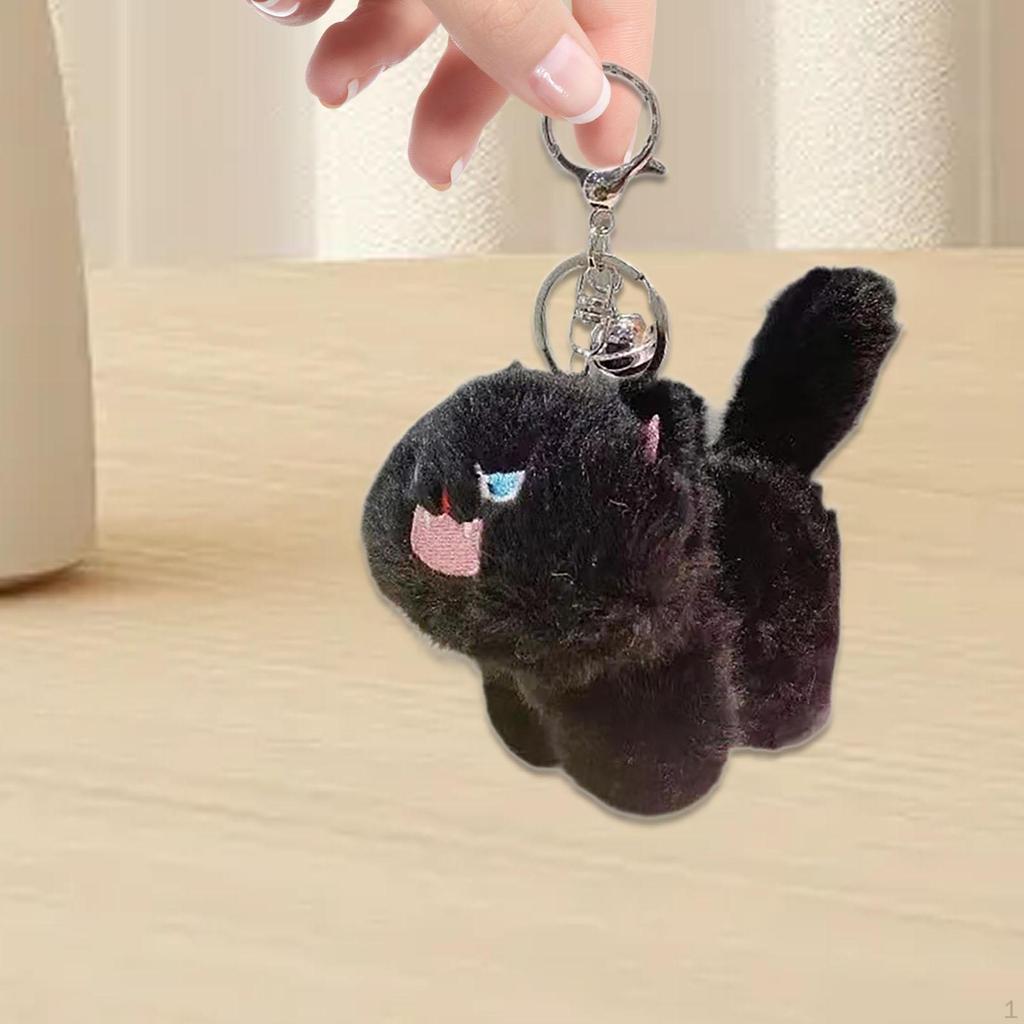 Плюшевый брелок с изображением кота, подвесное украшение для куклы-животного, игрушка, мягкая игрушка для мальчиков