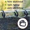 Durable Sunshade Net Hook Backyard Greenhouse Shade Fabric Accessory Clamp Greenhouse PE Line Hanger Hook Garden