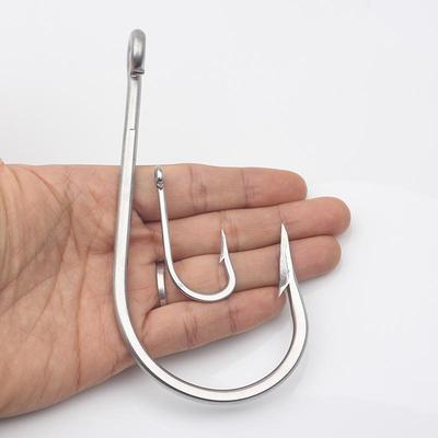 Крючки для рыбалки из нержавеющей стали 7731 Big Game Толстый крючок для ловли тунца Морская акула Сверхпрочный для соленой воды