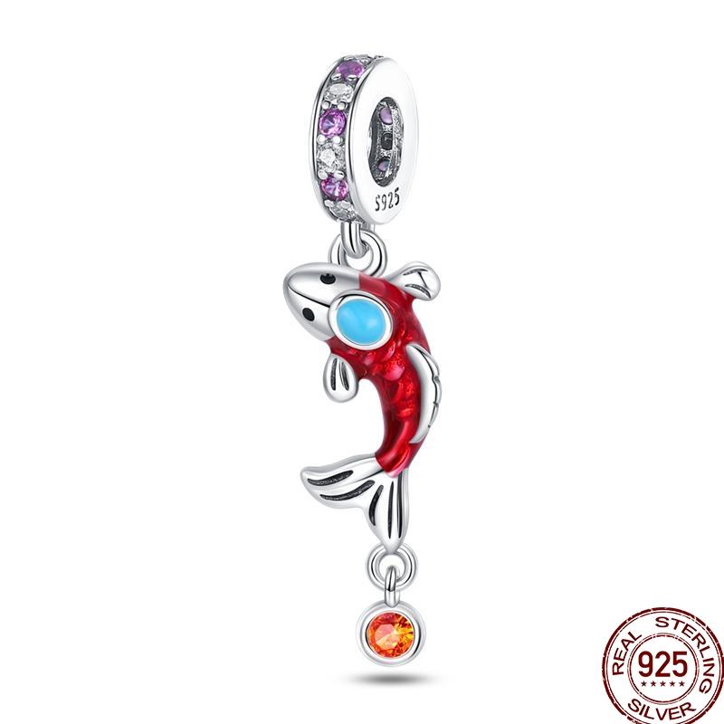 Медь Серия Океан Осьминог Морская звезда Морская рыба Подвески Бусины Подходят для браслетов 3 мм DIY Ювелирные изделия Мадам Подарок