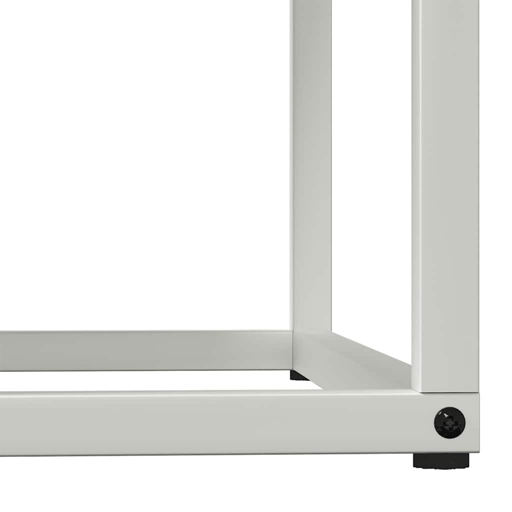 Firewood Rack White 69.5 x 35 x 81 cm Cold Rolled Steel