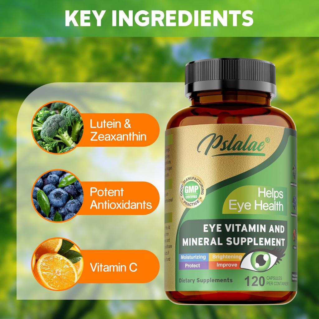 Pslalae - Lutein & Zeaxanthin Complex Capsules - Eye Health