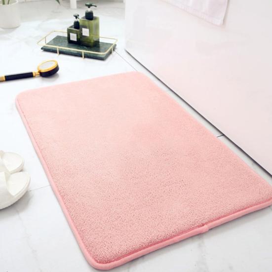 Коврик для ванной комнаты Мягкие коврики из микрофибры Нескользящие Толстые Водопоглощающие Напольные коврики Машинная стирка Пушистые коврики для душа Ванн