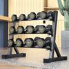 Yimai Fixed Rubber Dumbbell Set