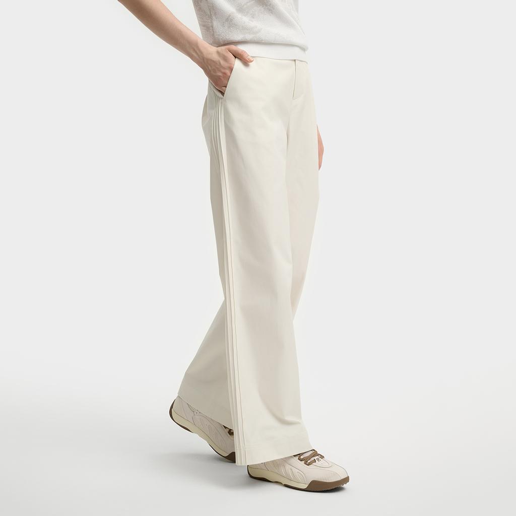 Fila Наследие Моды Простые Модные Универсальные Тканые Повседневные Брюки Женские брюки Облачно-Грибной-Белый F11W538806F-WT