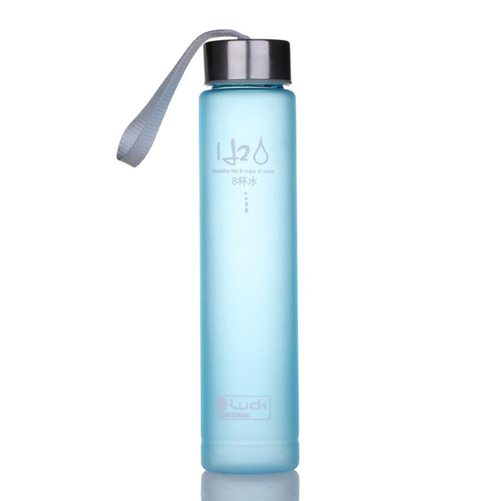 280ML Portable Leak-proof Transparent Plastic Drinking Bottle Water Cup Sport Kettle