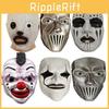 Маска на Хэллоуин Slipknot с лицом клоуна и ртом на молнии для костюмированных вечеринок