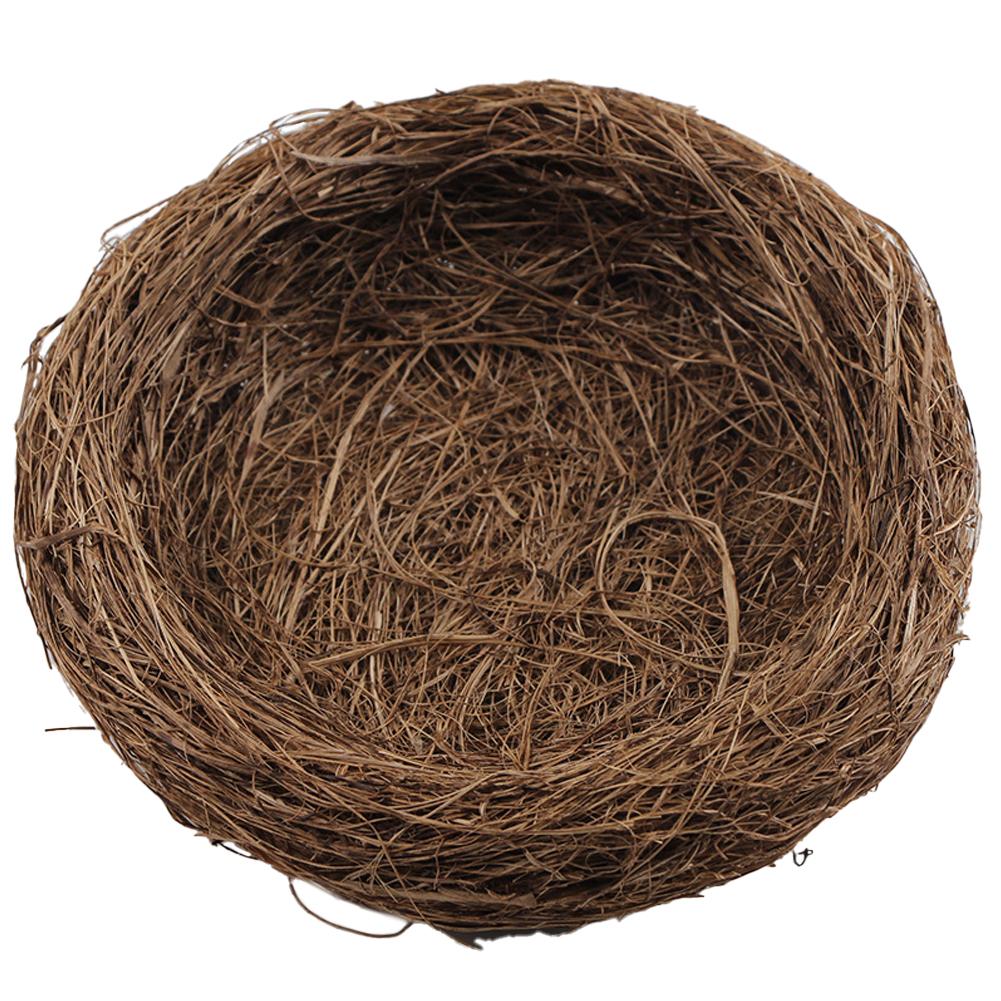 Новое круглое ротанговое птичье гнездо пасхальное ручная работа своими руками поделка дом птичье гнездо садовый декор домашняя подставка для яиц U3X6
