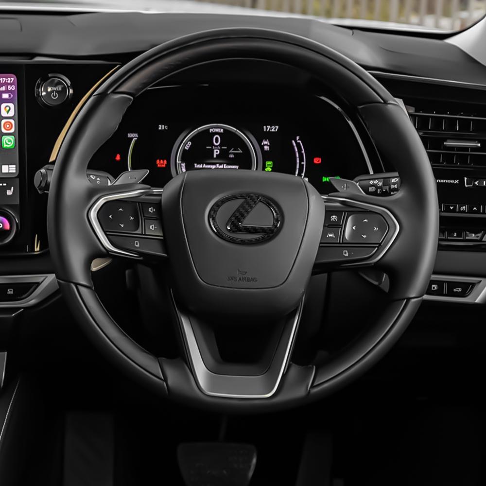 Replacement Car Steering Wheel Logo Cover Auto Decoration Accessorie For Lexus CT200h NX300h RX300 RX330 EX300h F Sport IS NX GSJE2