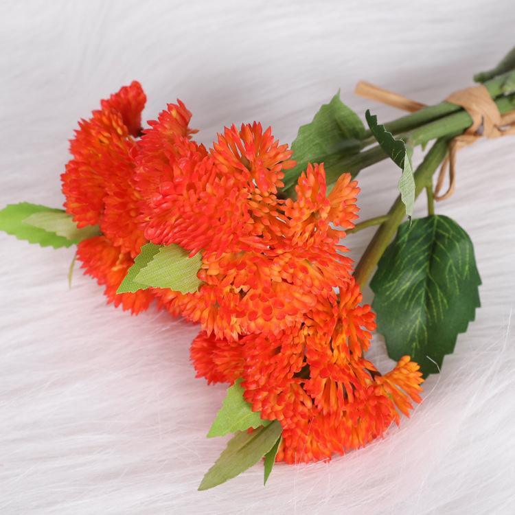 Simulated succulent rice fruit, soft rubber Fengxin fruit, plastic cauliflower home decoration